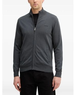 Guess Zip-Up Cardigan - Grey