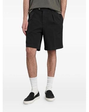 Briglia 1949 Short À Détails Plissés - Black