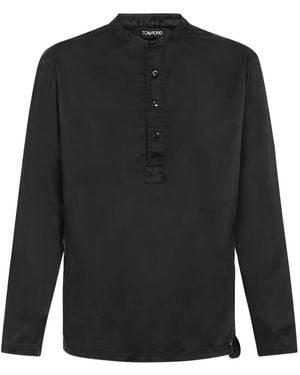 Tom Ford Camicia Pigiama - Nero