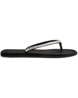 Giuseppe Zanotti Hatsumomo Rhinestone-Embellishment Sandals - White