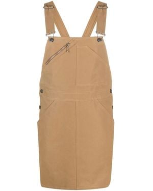 A.P.C. Robe-Salopette En Laine À Encolure Carrée - Neutre