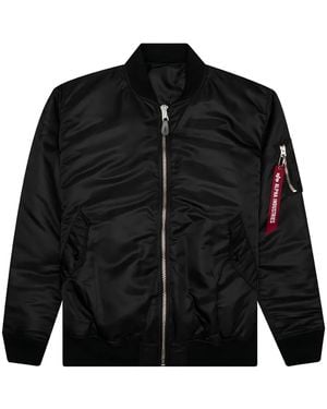 Mastermind Japan X Alpha Industries Skull-Patch Ma-1 Bomber Jacket - Black