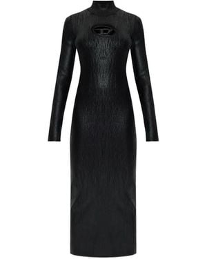 DIESEL M-Zary Viscose Dress - Black
