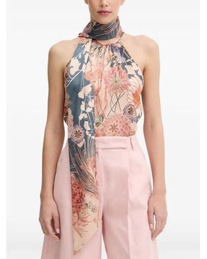 Guess Floral-Print Blouse - Pink