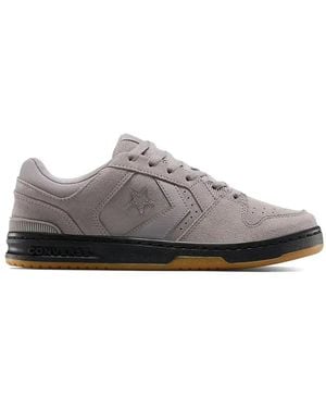 Converse Cl98 Logo-Patch Low-Top Trainers - Grey