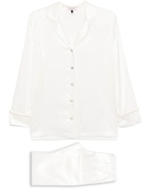 Gilda & Pearl Silk Pyjama Set - White