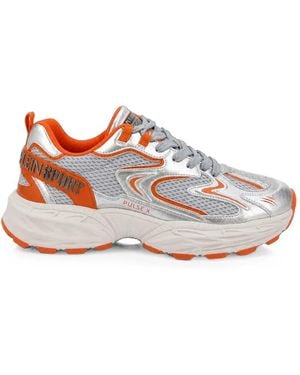 Philipp Plein The Pulse X Metallic Sneakers - White