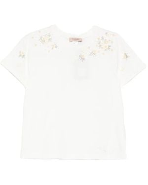 Twinset Floral T-Shirt - White