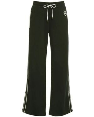Michael Kors Contrast-Trim Track Trousers - Black