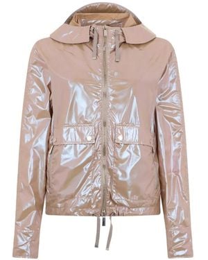 Moorer Hooded Zip Jacket - White