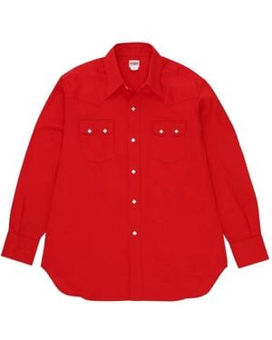 Fortela X Big Yank Stakes Western Shirt - Red