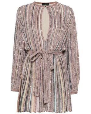 Missoni Zig Zag Motif Short Dress - Multicolour