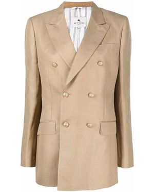 Etro Jackets Dove Grey - Natural