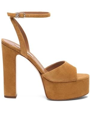 Casadei Patty Platform Heeled Sandals - White