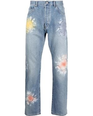 John Elliott The Kane Jeans Im Distressed-Look - Blau