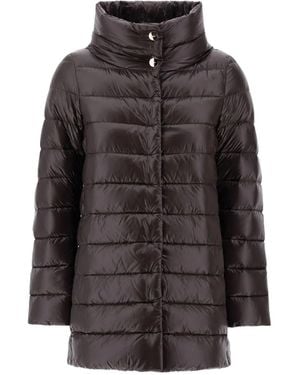 Herno Amelia Quilted Coat - Black