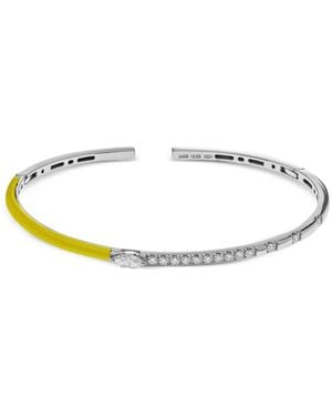 Jewels Aficionado 18K Diamond Cuff Bracelet - Natural