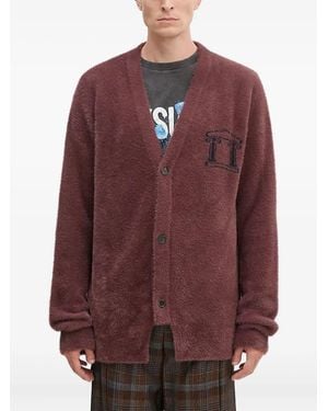 Aries Cardigan aus Chenille-Strick - Rot