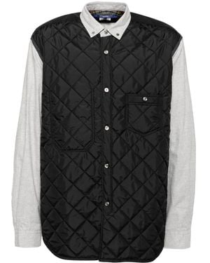 Junya Watanabe Quilted Shirt - Black