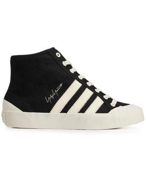 Y-3 High-Top Canvas Trainers - Black