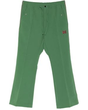 Needles Drawstring Logo Pants - Green