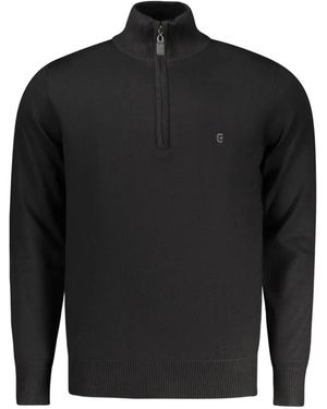COVERI MOVING Pull À Col Zippé - Black