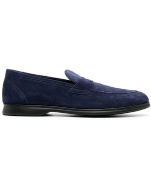 Kiton Loafer Mit Ziernaht - Blau
