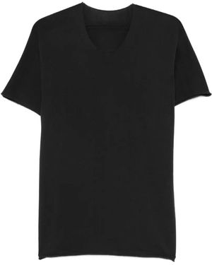 Label Under Construction T-Shirt À Coutures Paraboliques - Noir