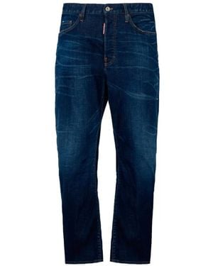 DSquared² Dark Clean Bro Jeans - Blue