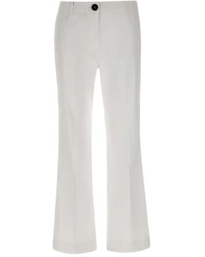 Marella Pressed-Crease Pants - Gray