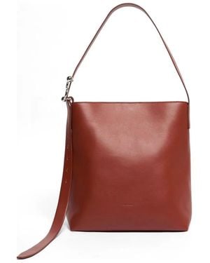 Max Mara Leather shoulder bag - Rot