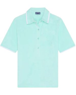 Vilebrequin Collared Embroidery Polo Shirt - Blue