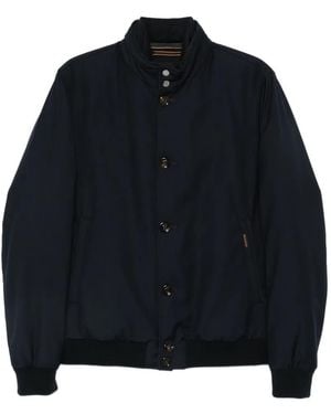 Moorer Janson Bomber Jacket - Blue