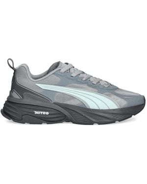 PUMA Nitro V2 Running Training Trainers - Grey