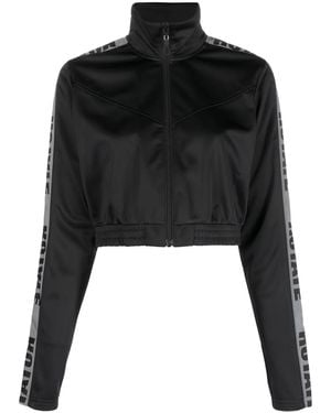 ROTATE BIRGER CHRISTENSEN Sportjacke Mit Logo-Streifen - Schwarz