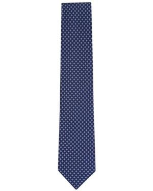 Brioni Cravate Imprimée - Blue