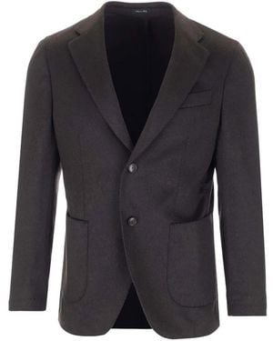 Al Duca d'Aosta Single-Breasted Wool Blazer - Blue