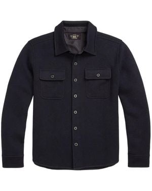 RRL Birdseye Hemdjacke - Blau
