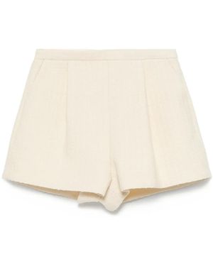 Dice Kayek Shorts Aus Tweed - Natur