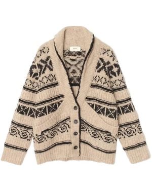 Xirena Fair Isle-Knit Cardigan - Natural