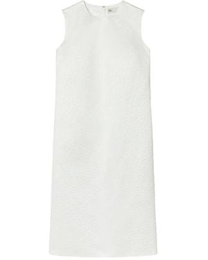 Tory Burch Abito Midi Smanicato - Bianco