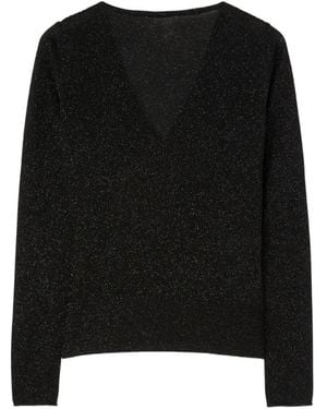 RETORI V-Neck Blouse - Black