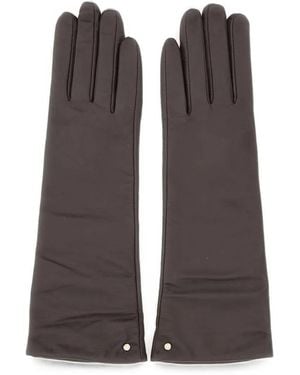 Gianni Chiarini Logo-Rivet Gloves - Brown