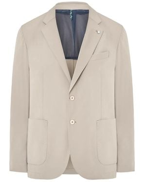 L.B.M. 1911 Button-Fastening Patch-Pocket Blazer - White