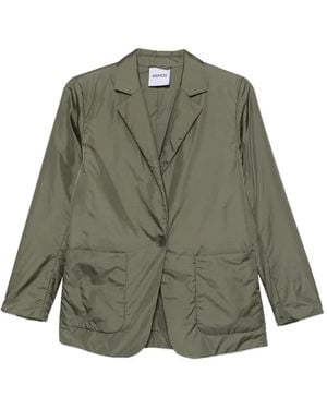 Aspesi Single-Breasted Patch-Pocket Blazer - Green