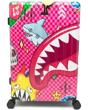 Sprayground Maleta Wild Con Motivo Gráfico - Rosa