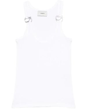 Coperni Sleeveless Top - White