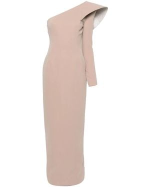 Jean Louis Sabaji Asymmetrisches Kleid Mit Cut-Outs - Natur