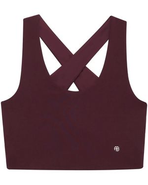 Anine Bing Yuna Top - Purple