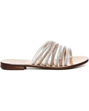 V73 Fredy Strappy Sandals - White